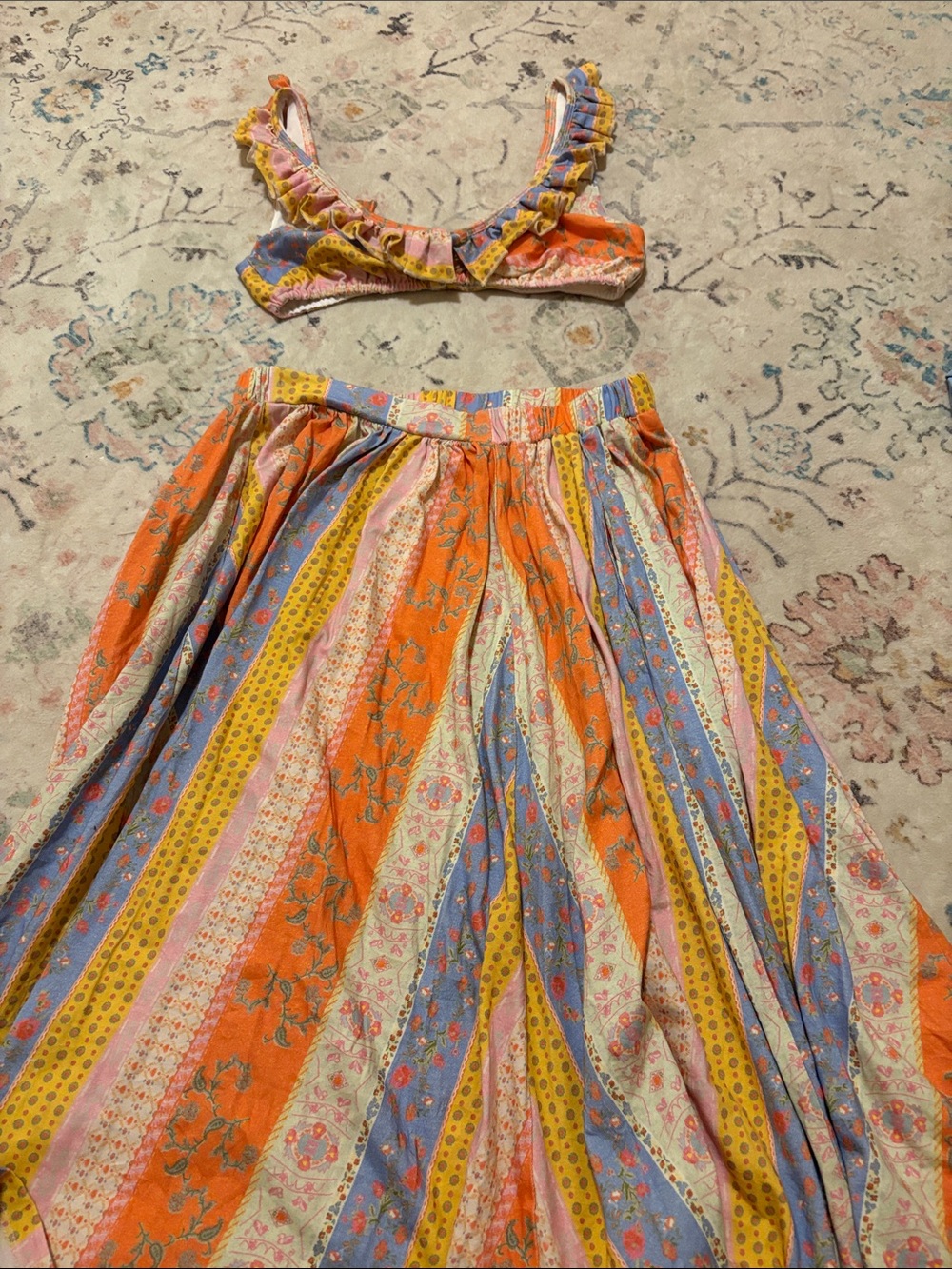 FREE PEOPLE. 2 piece set. Size XS. 
As It Was Micro Bra Set Excellent! Boho!